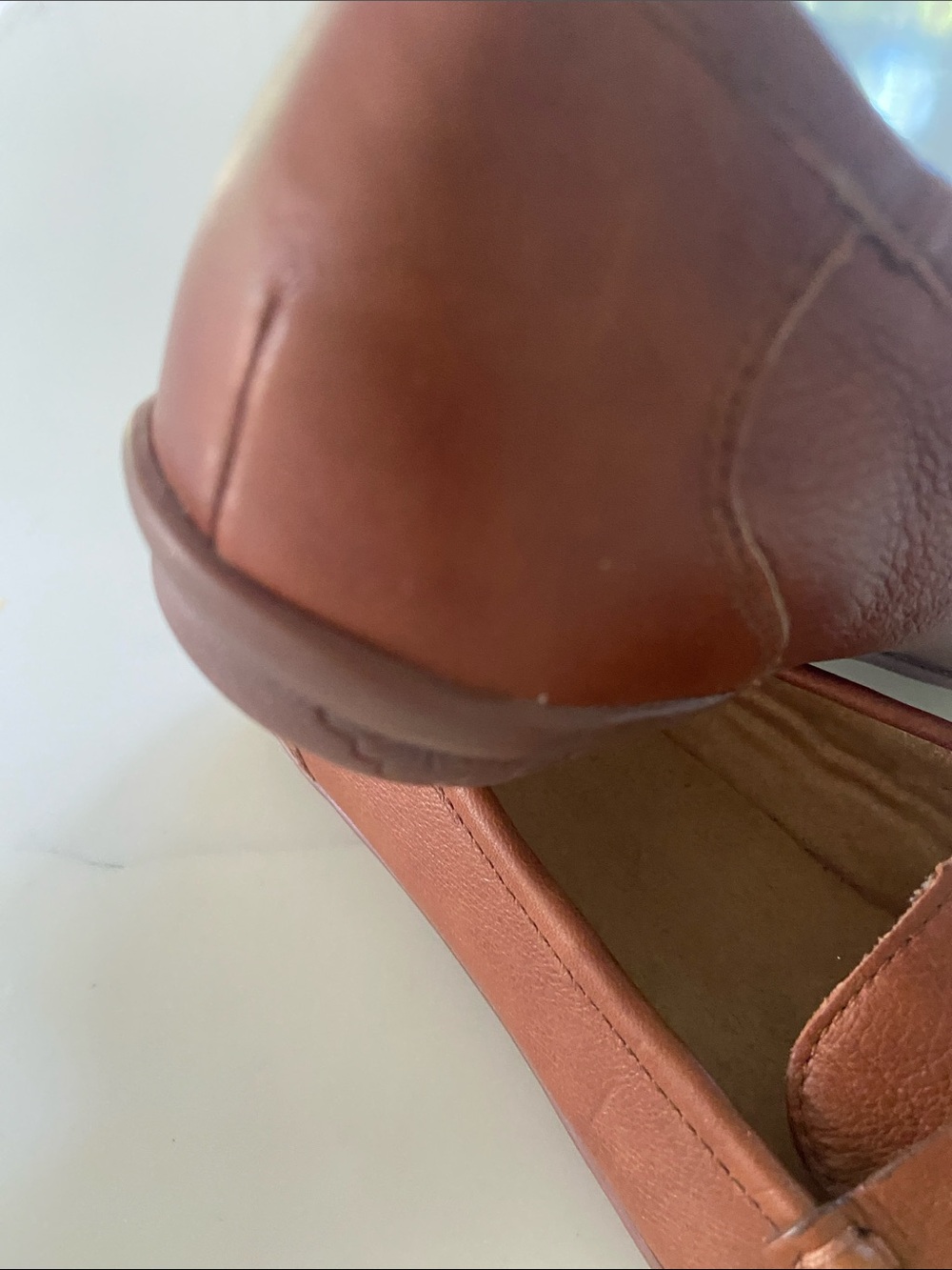 Hotter Tan Leather Penny Loafers for Women - Picture 11 of 16